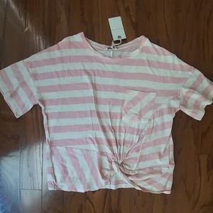 NWT Lucky Brand Small pink short sleeve t-shirt